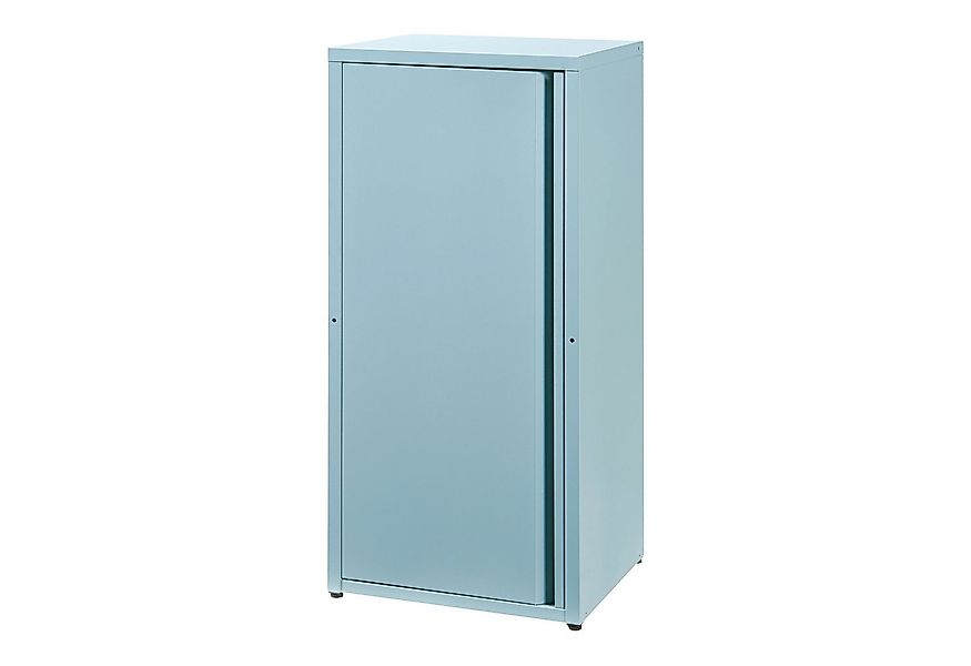 en.casa Mehrzweckschrank »Burlöv« mit 1 Tür und 2 Ablagen 88x40x35 cm Graub günstig online kaufen