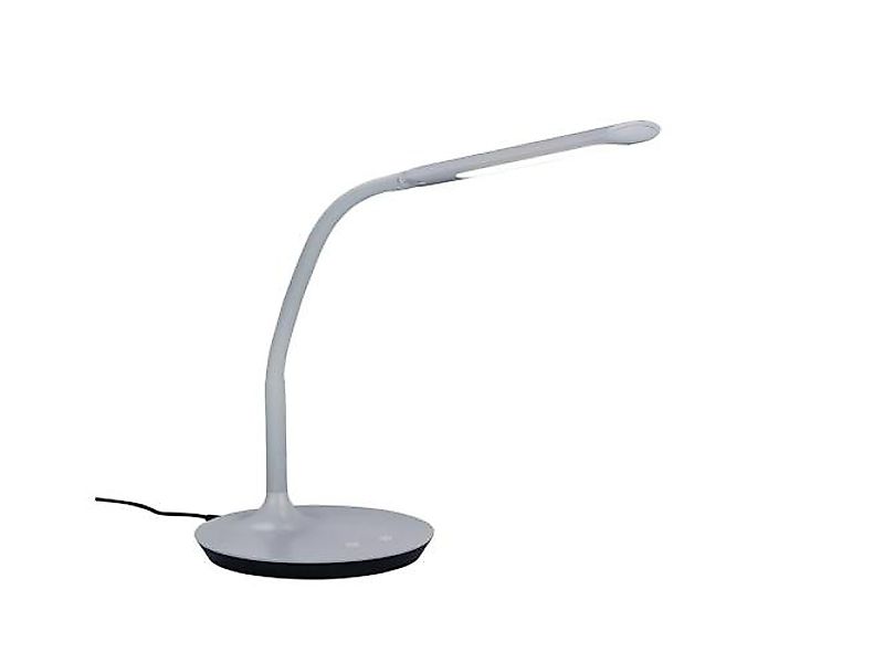LED-TOUCH-Tischleuchte inkl. 4-fach TOUCH 1 Stück Kunststoff Grau günstig online kaufen