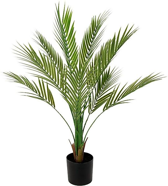 Kunstbaum Areca Palme im Topf künstlich Kunstpalme Kunstpflanze Goldfruchtp günstig online kaufen