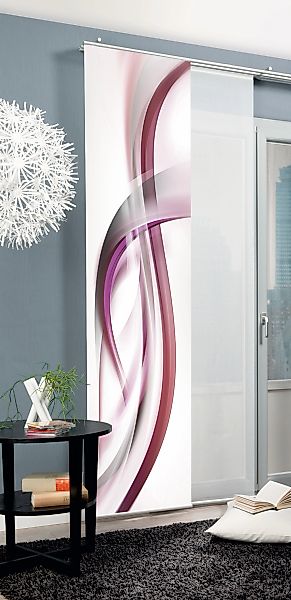 HOME WOHNIDEEN Schiebegardine "FALA" Paneelwagen 1 Stk. tlg. Schiebevorhang günstig online kaufen