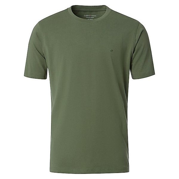 CASAMODA Rundhalsshirt Große Größen Herren CasaModa Basic T-Shirt schilfgrü günstig online kaufen