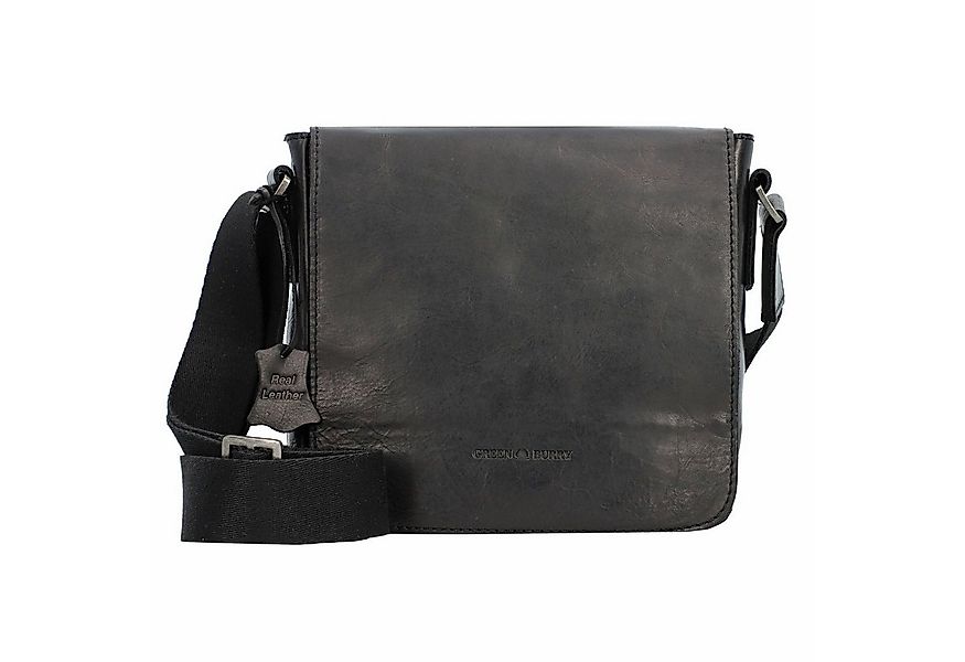Greenburry Umhängetasche Pure Black, Leder günstig online kaufen