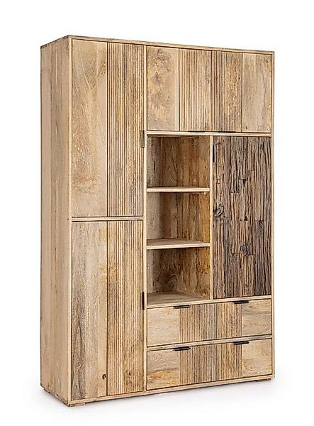 Bizzotto Buffet Nashik aus Mangoholz Türen: 4x Mangoholz, 1x recyceltes Hol günstig online kaufen