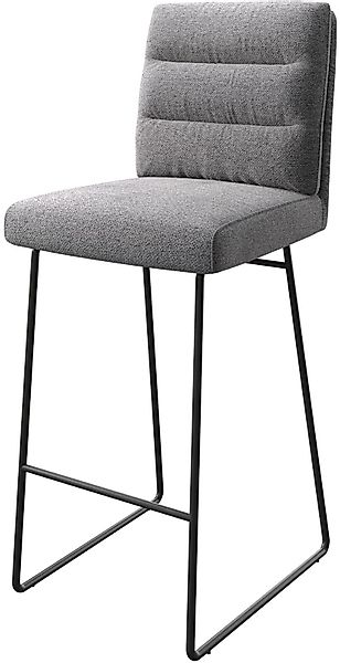 DELIFE Barhocker Pela-Flex, Kufengestell Metall Strukturstoff günstig online kaufen