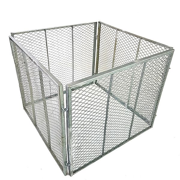 Holmwerk Komposter Metallkomposter 80x80x70cm Streckmetall günstig online kaufen