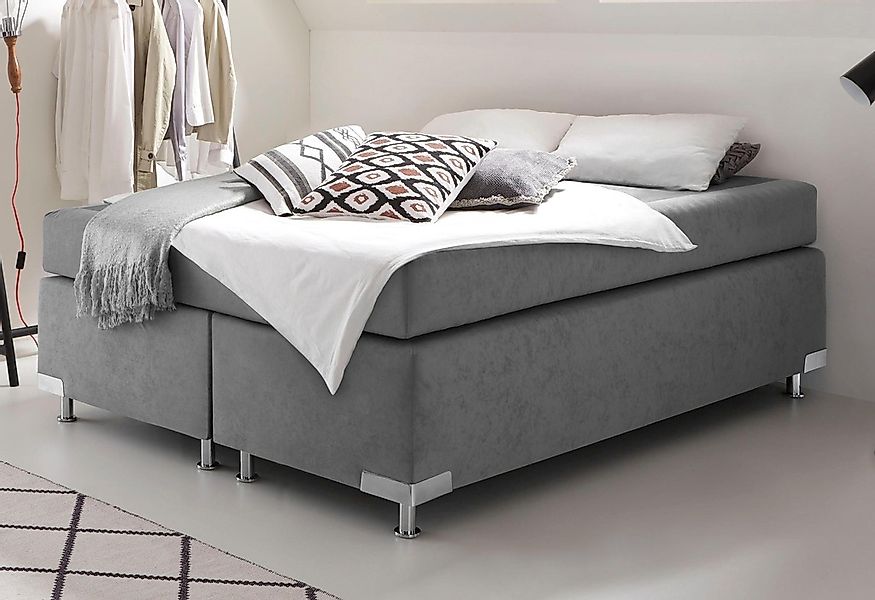 Westfalia Schlafkomfort Boxspringbett "Holland" ohne Kopfteil, frei im Raum günstig online kaufen