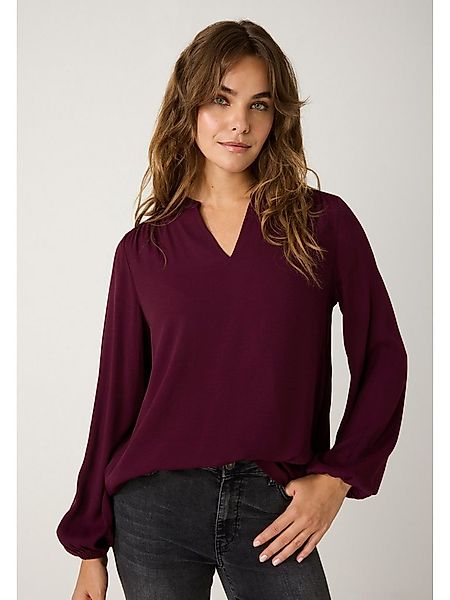 MORE&MORE Langarmbluse Schlupfbluse Ballonärmel günstig online kaufen