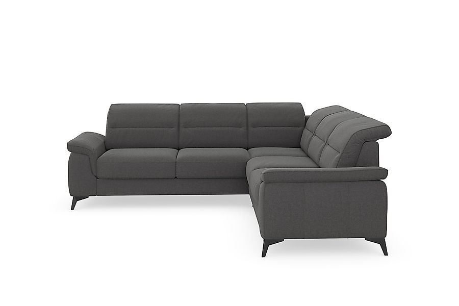 sit&more Ecksofa »Sinatra L-Form«, optinal mit Kopfteilverstellung und Armt günstig online kaufen