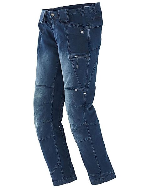 Terrax Workwear Arbeitshose Herren Denim-Arbeitshose Jeans-Look günstig online kaufen