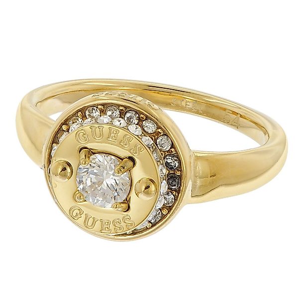 Guess Fingerring DamenCoin Pave Goldfarben günstig online kaufen