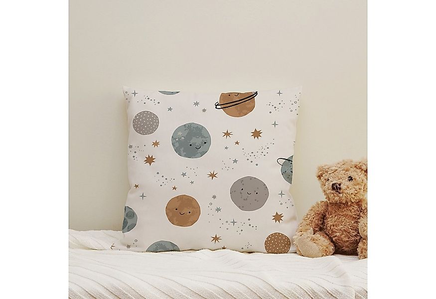 queence Dekokissen Sternensystem, Kissenhülle mit HD Premium Druck, geruchs günstig online kaufen