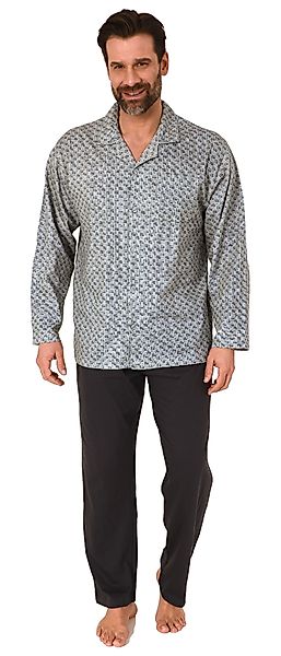 Normann Pyjama Herren Langarm Schlafanzug zum günstig online kaufen