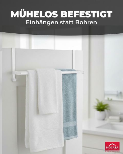 MDCASA Handtuchhalter Premium Handtuchstange I Handtuchhalter günstig online kaufen