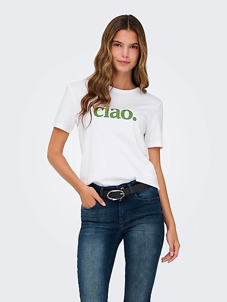 ONLY Kurzarmshirt "ONLMIA S/S PRINTED CS JRS" günstig online kaufen