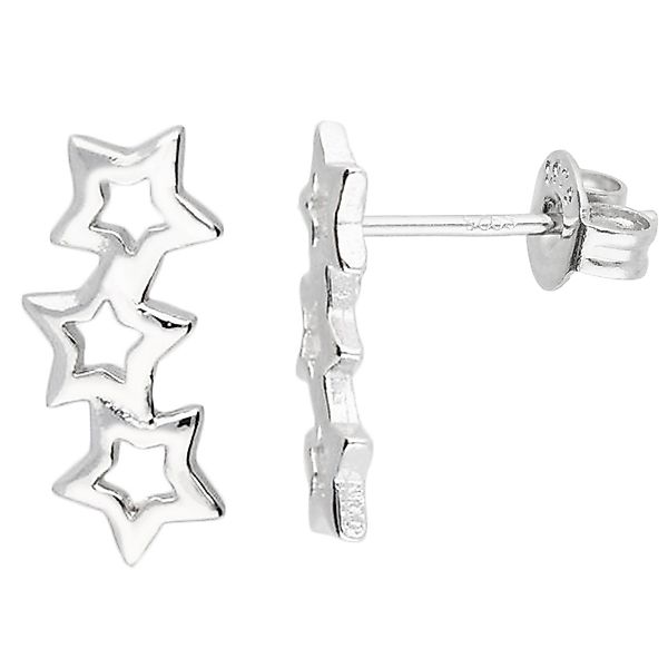 LÖB Paar Ohrstecker Silber Ohrringe Sterne günstig online kaufen