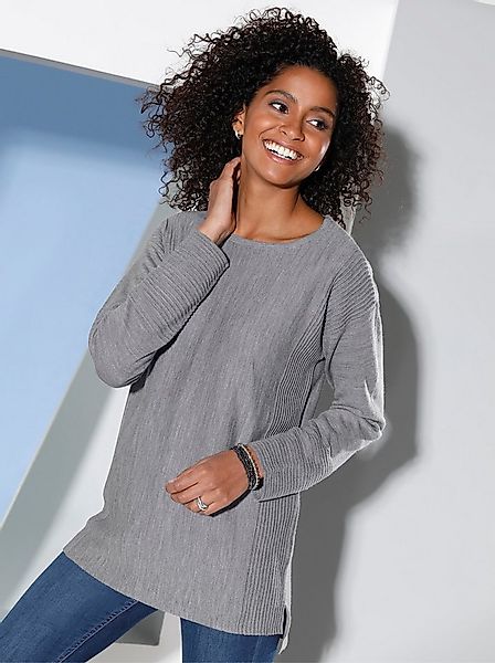 Sieh an! Strickpullover Rundhalspullover . günstig online kaufen