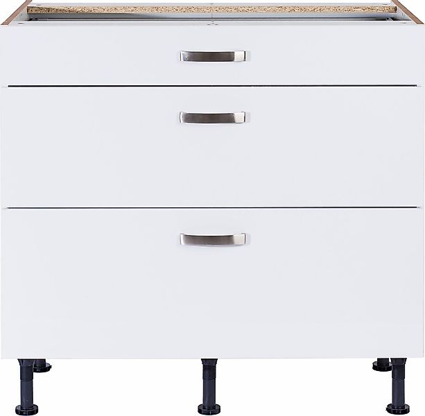 KOCHSTATION Unterschrank "KS-Cara" Breite 90 cm, mit Vollauszügen und Soft- günstig online kaufen
