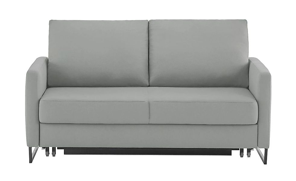 Schlafsofa - grau - 160 cm - 90 cm - 95 cm - Polstermöbel > Sofas > 2-Sitze günstig online kaufen
