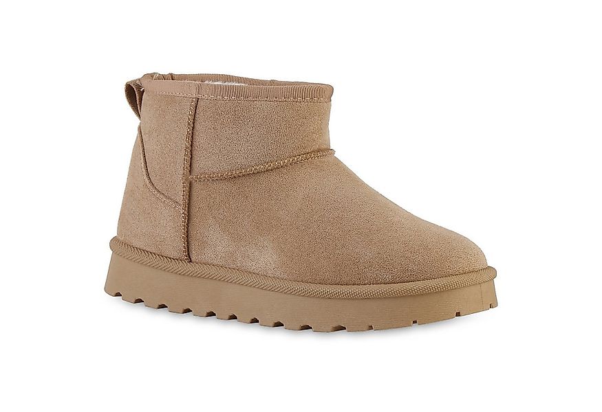 VAN HILL 841828 Winterstiefelette Damen Warm Gefütterte Winter Boots Bequem günstig online kaufen