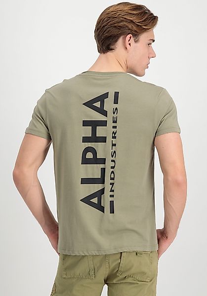 Alpha Industries Rundhalsshirt Backprint T günstig online kaufen