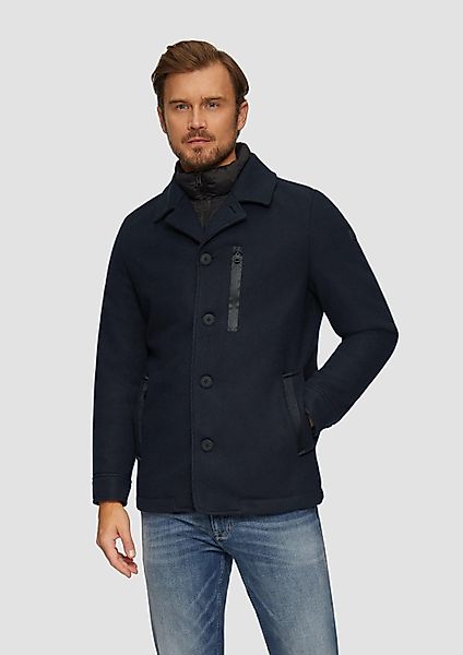 s.Oliver Funktionsjacke Outdoor-Jacke Kurzmantel mit gestepptem günstig online kaufen
