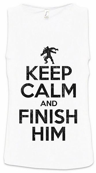 Urban Backwoods Tanktop Keep Calm And Finish Him Ärmelloses T-Shirt Mortal günstig online kaufen