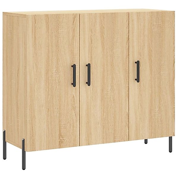 vidaXL Sideboard Sonoma-Eiche 90x34x80 cm Holzwerkstoff 828119 günstig online kaufen