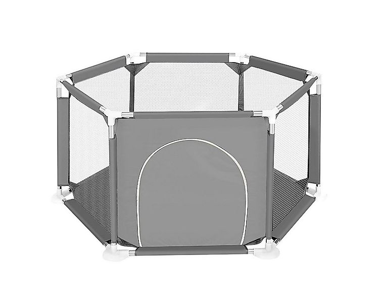 bioby Laufgitter, Laufstall Baby Schutzgitter, mit Atmungsaktivem Netz 128x günstig online kaufen