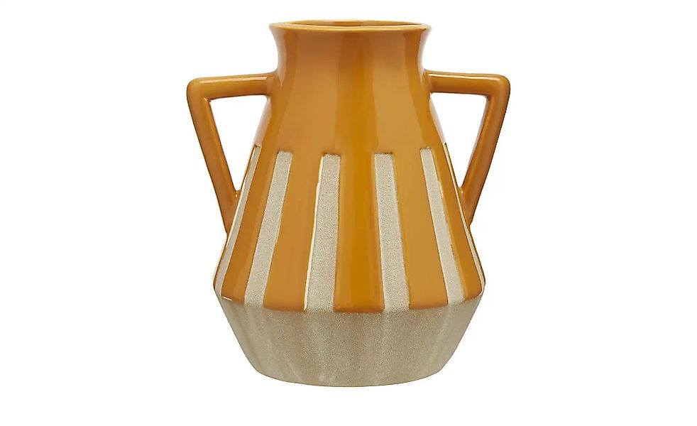 HOME STORY Vase   ¦ orange ¦ Porzellan ¦ Maße (cm): H: 22,5  Ø: 20.7 Access günstig online kaufen