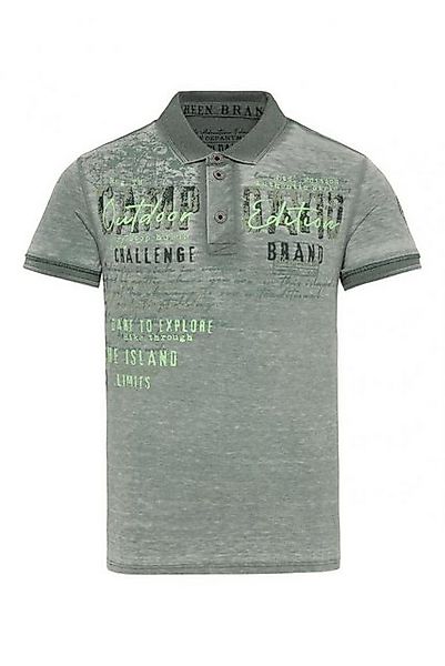 CAMP DAVID Poloshirt Pikee-Polo im Used Look mit Logo Artworks günstig online kaufen