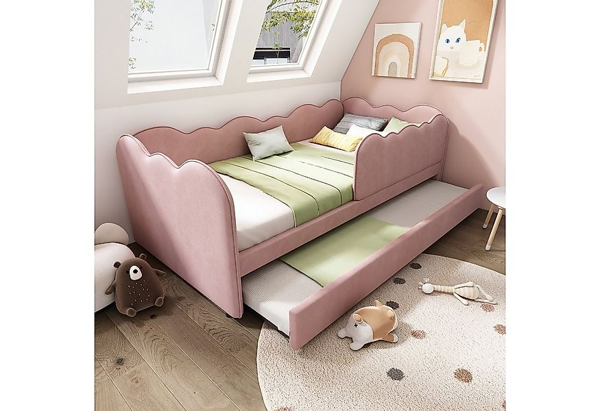i@home Kinderbett mit Ausziehbett, Tagesbett Sofa Bett mit Lattenrost, 90x1 günstig online kaufen