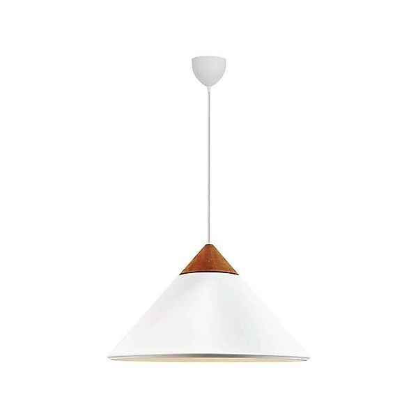 Pendellampe Kinto, weiß, Ø 40 cm, Metall günstig online kaufen