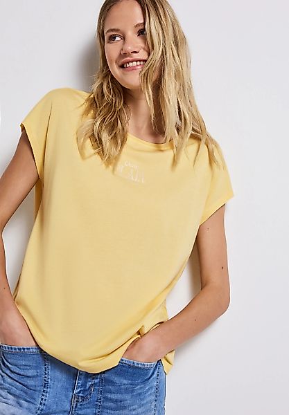STREET ONE Shirttop, mit Wording Print günstig online kaufen