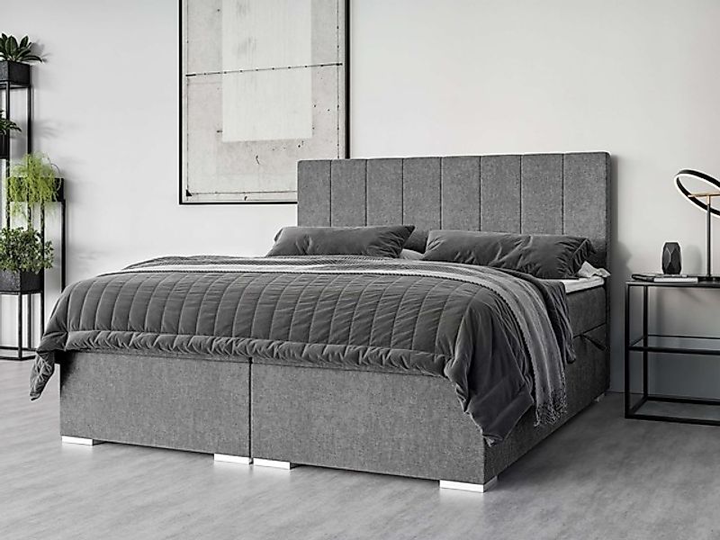 PLACES OF STYLE Polsterbett »Ginoro mit Matratze und Topper, in 3 Breiten ( günstig online kaufen