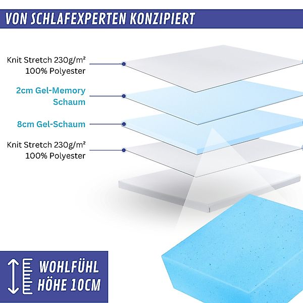 Arensberger, Topper Matratzen Topper LUXURY, geeignet günstig online kaufen