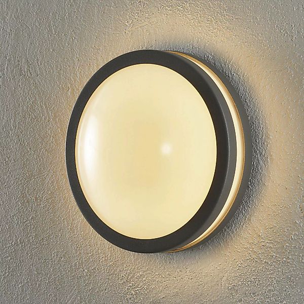 EGLO connect Locana-C LED-Außenwandlampe silber günstig online kaufen