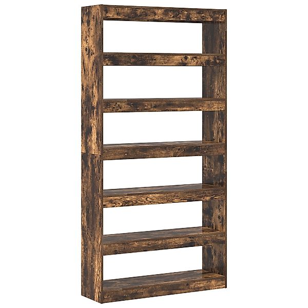 vidaXL Bücherregal Braunes Bücherregal Braun Holzwerkstoff günstig online kaufen