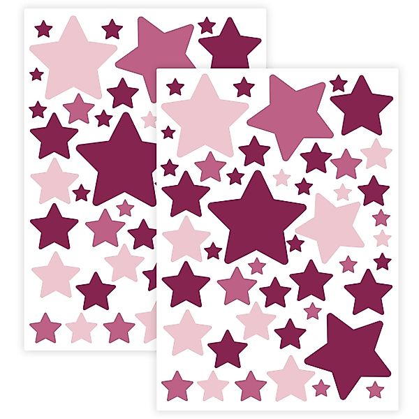 WANDKIND Wandtattoo Sternen Set 94 Stück günstig online kaufen
