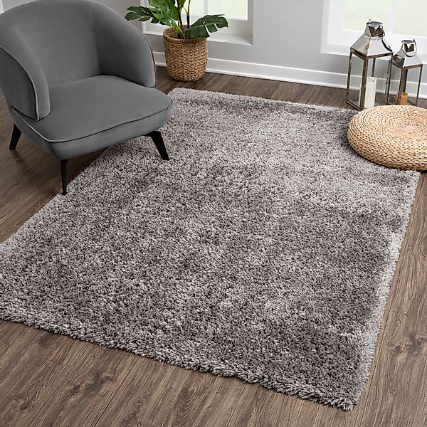 Sanat Hochflor-Teppich Porto, rechteckig, Höhe: 45 günstig online kaufen
