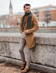 Coonoor Modeschal Winterschal Strickschal Weicher karierter günstig online kaufen