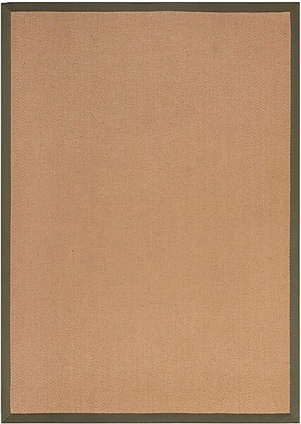 FLAIR RUGS Teppich »Kira mit Fischgrätmuster, aus Jute«, rechteckig, 3 mm H günstig online kaufen
