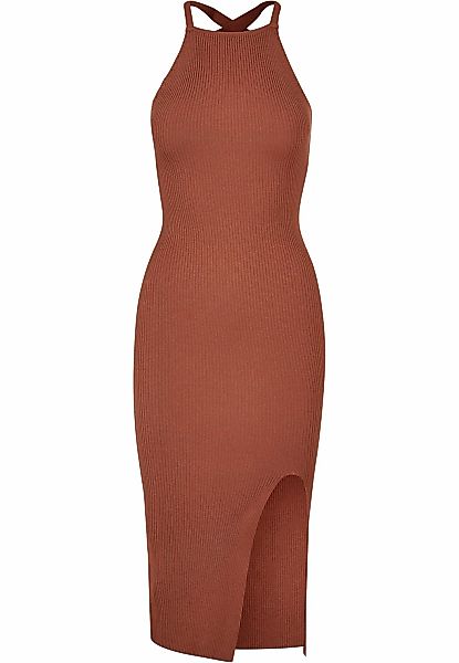 URBAN CLASSICS Shirtkleid "Urban Classics Damen Ladies Midi Rib Knit Crosse günstig online kaufen