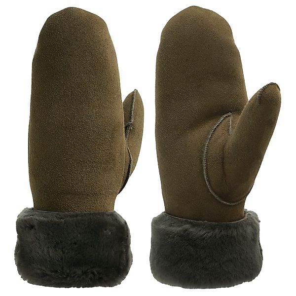 PEARLWOOD Lederhandschuhe "FIONA", Velourleder, Fausthandschuh, warm gefütt günstig online kaufen