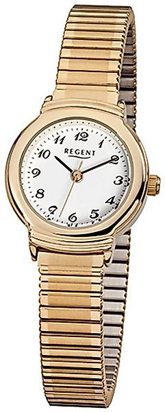 Regent Quarzuhr Regent Damen-Armbanduhr gold Analog F-265, (Analoguhr), Dam günstig online kaufen