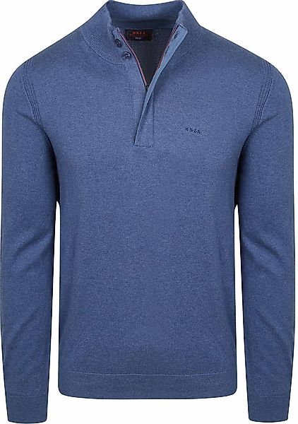 NZA Half Zip Pullover Akar Melange Spring Blue - Größe XL günstig online kaufen