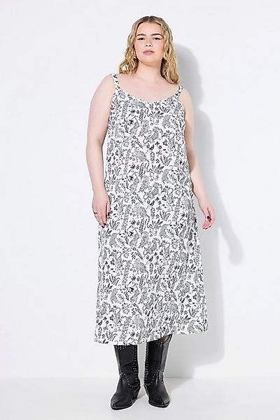Studio Untold Maxikleid Maxikleid A-Line Satin Alloverdruck günstig online kaufen