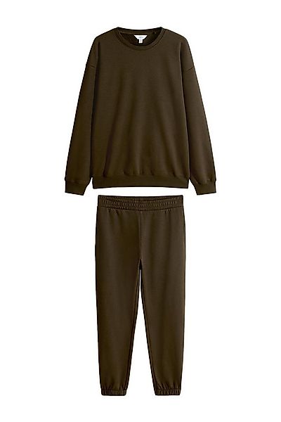 The Set Sweatanzug The Set Jogginghose und Sweatshirt mit Bündchen (2-tlg) günstig online kaufen