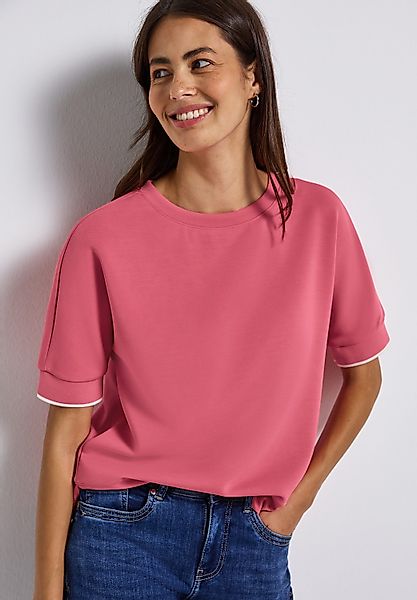 STREET ONE T-Shirt im Silk-Look, mit günstig online kaufen