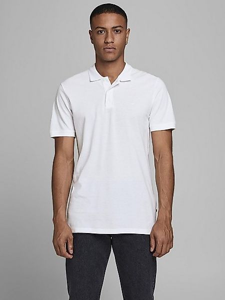 Jack & Jones Poloshirt Einfarbiges Polo Hemd Pique T-Shirt mit Kragen JJEBA günstig online kaufen