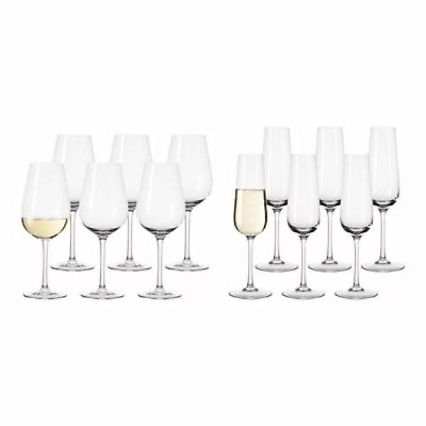 LEONARDO TIVOLI Weißwein & Sekt Gläserset 12-teilig Trinkgläser transparent günstig online kaufen
